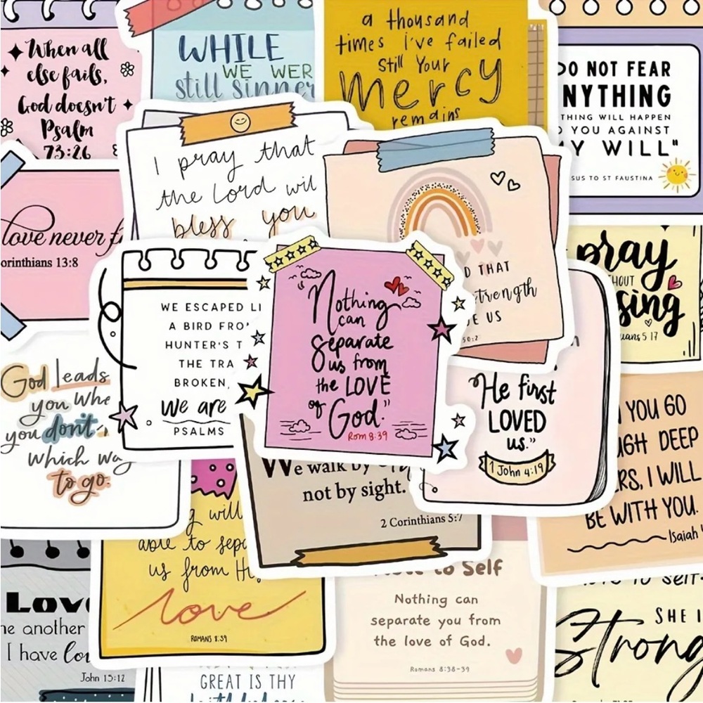Inspirational Stickers Set - Multicolor - Picture 7 of 10